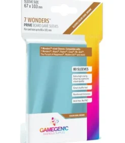 Gamegenic: Prime 7 Wonders Sleeves 67x103mm (80)