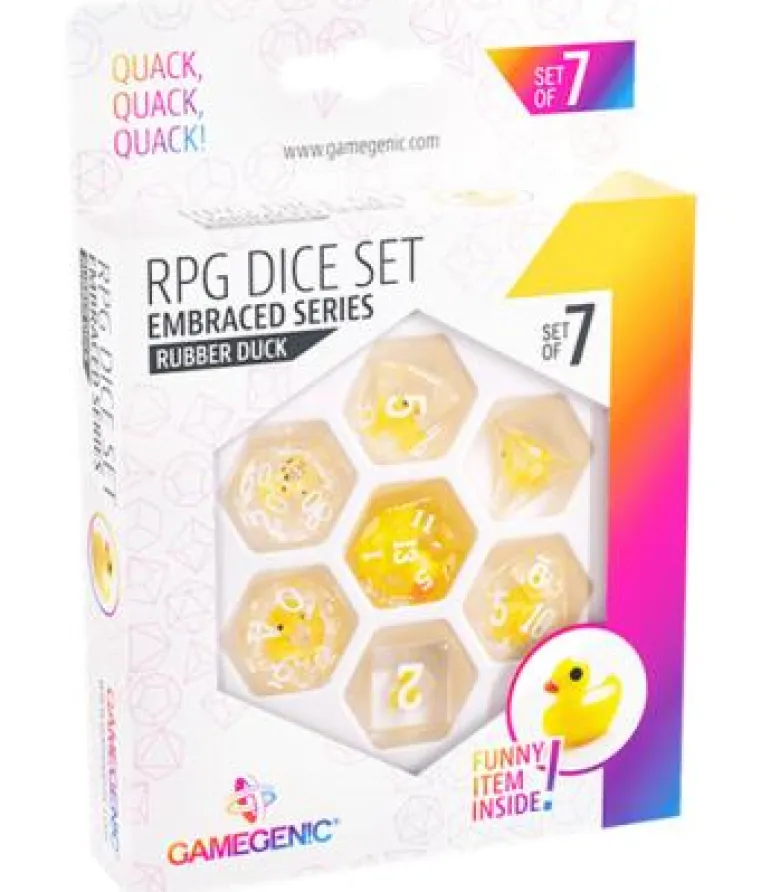 Gamegenic: Rubber Duck RPG Dice Set (7pcs)