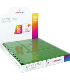 Gamegenic: Sideloading 18-Pocket Pages Display (Verde) (50)