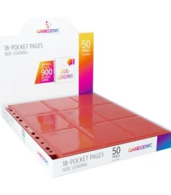 Gamegenic: Sideloading 18-Pocket Pages Display (Rojo) (50)