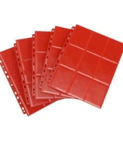 Gamegenic: Sideloading 18-Pocket Pages Display (Rojo) (50)
