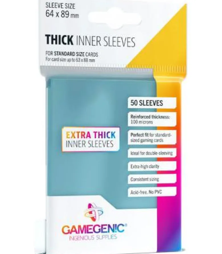 Gamegenic: Thick Inner Sleeves 64x89mm (50)