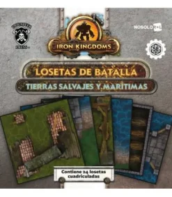 Iron Kingdoms: Losetas de Batalla Tierras Salvajes y Marítimas