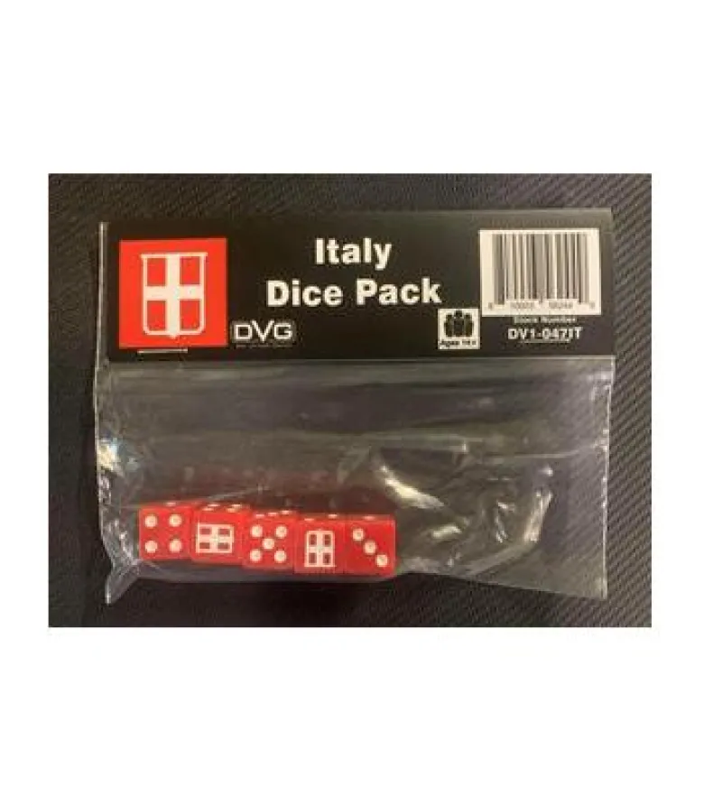 Italy Dice Pack (5 Custom Dice)