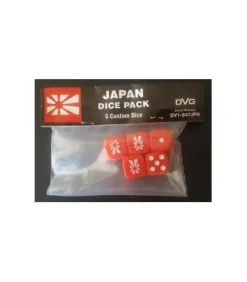 Japan Dice Pack (5 Custom Dice)