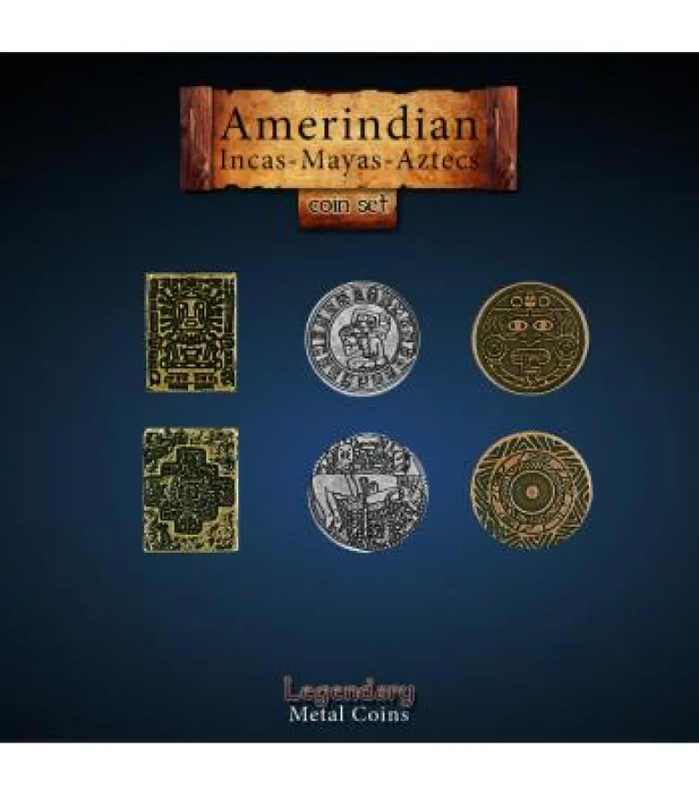 Legendary Metal Coins: Amerindian (24)