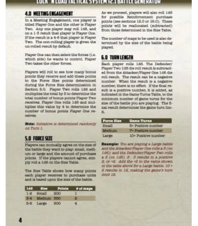 Lock'N Load Tactical: Battle Generator (Revision v2.1) (Inglés)