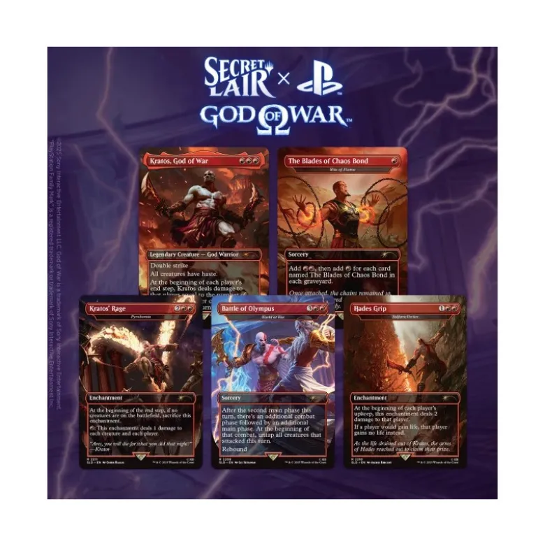 Magic the Gathering: Secret Lair x God of War - Greek (Inglés)
