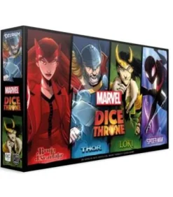 Marvel Dice Throne/1 (Bruja Escarlata,Thor, Loki, Spider-Man)