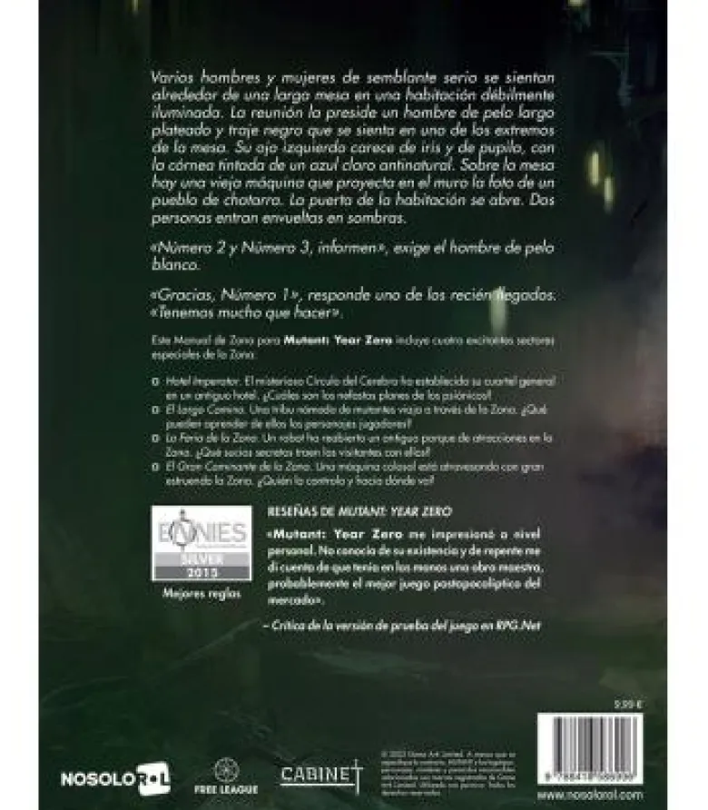 Mutant Year Zero: Manual de Zona 5 - Hotel Imperator