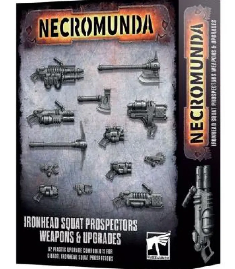 Necromunda: Ironhead Squat Prospectors Weapons & Uprgrades