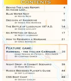 Paper Wars 95: Hannibal - The Italian Campaign (Inglés)