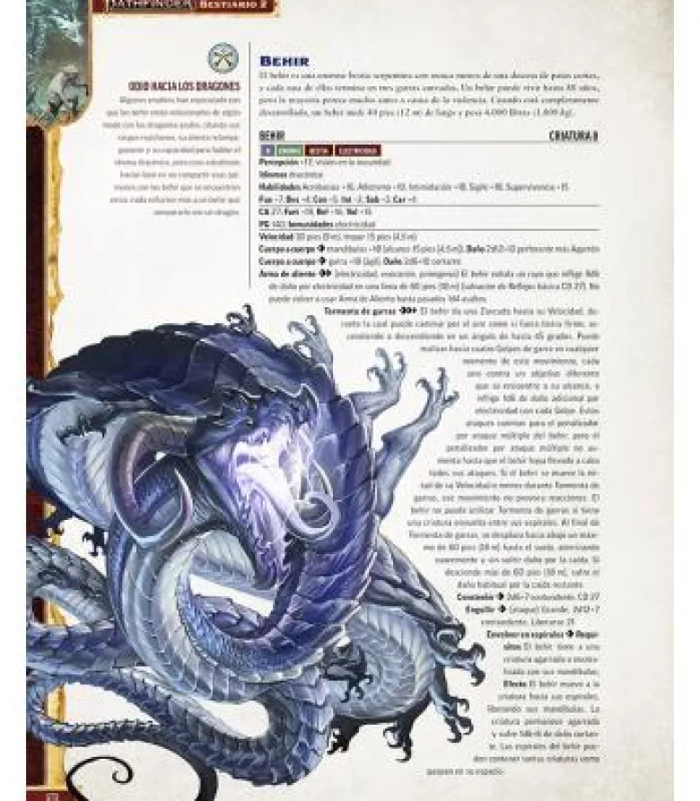 Pathfinder (2ª Edición): Bestiario 2