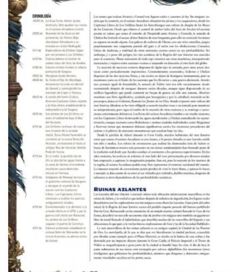 Pathfinder (2ª Edición): Guía del Mundo de los Presagios Perdidos