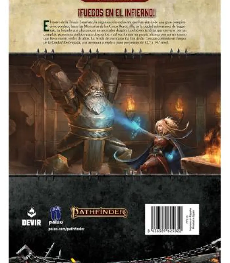 Pathfinder (2ª Edición): La Era de las Cenizas 4 (Fuegos de la Ciudad Embrujada)