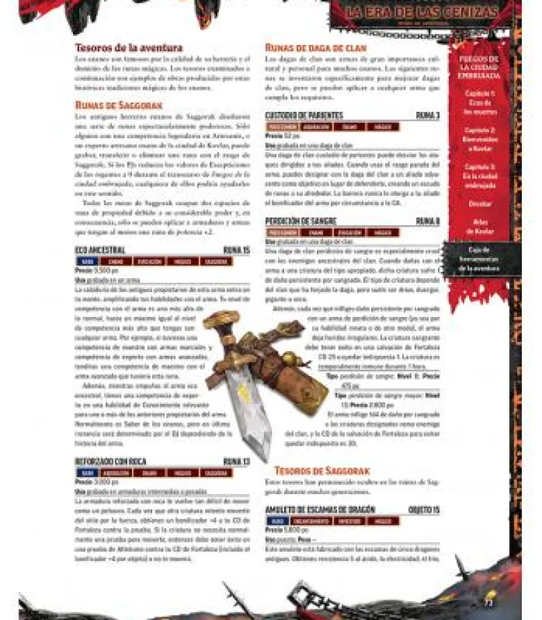 Pathfinder (2ª Edición): La Era de las Cenizas 4 (Fuegos de la Ciudad Embrujada)