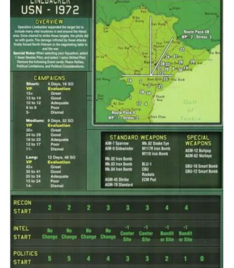 Phantom Leader: The Vietnam Air War Solitaire Strategy Game (Deluxe Edition) (Inglés)