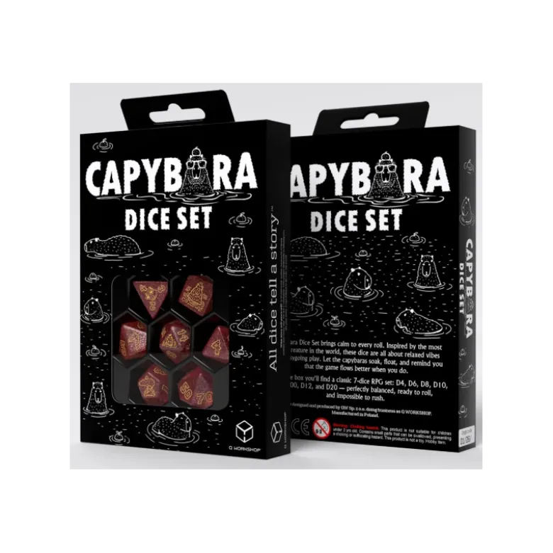 Q-Workshop: Capybara Dice Set (Chillo)