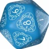 Q-Workshop: D20 Level Counter Dice (Blue & White)