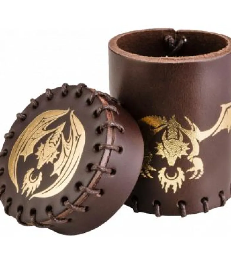 Q-Workshop: Flying Dragon Dice Cup (Brown)