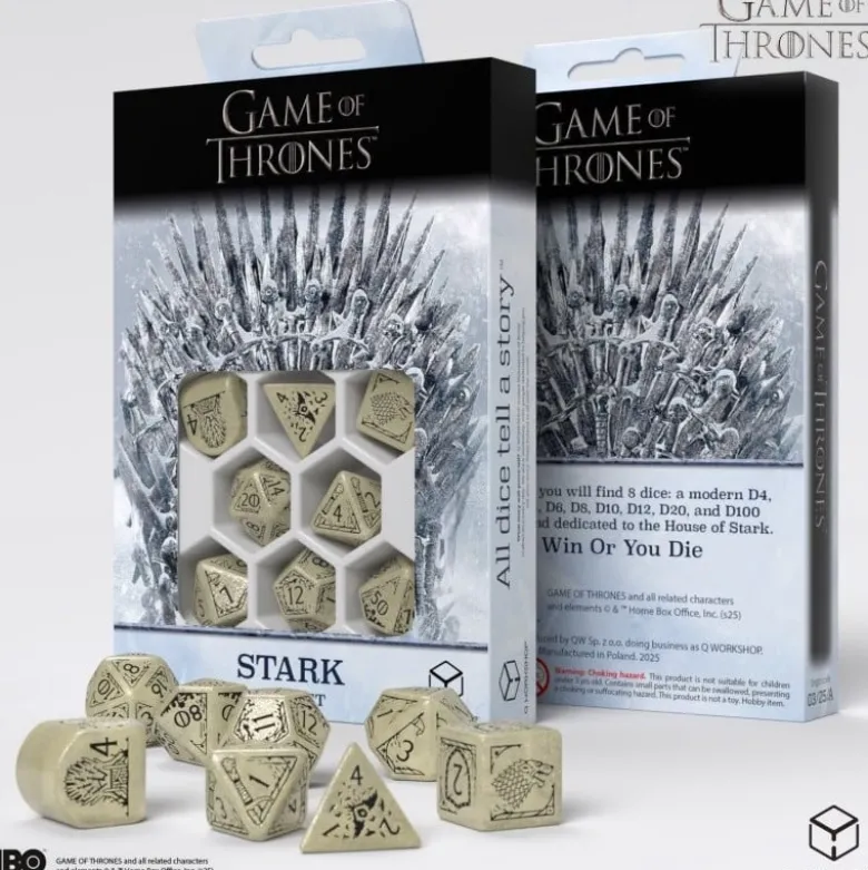 Q-Workshop: Game of Thrones Dice Set - Stark