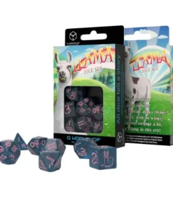 Q-Workshop: Llama Sparkling (Glittering Dark Blue & Pink)