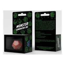 Q-Workshop: Monster Generator Die (Red & Beige)