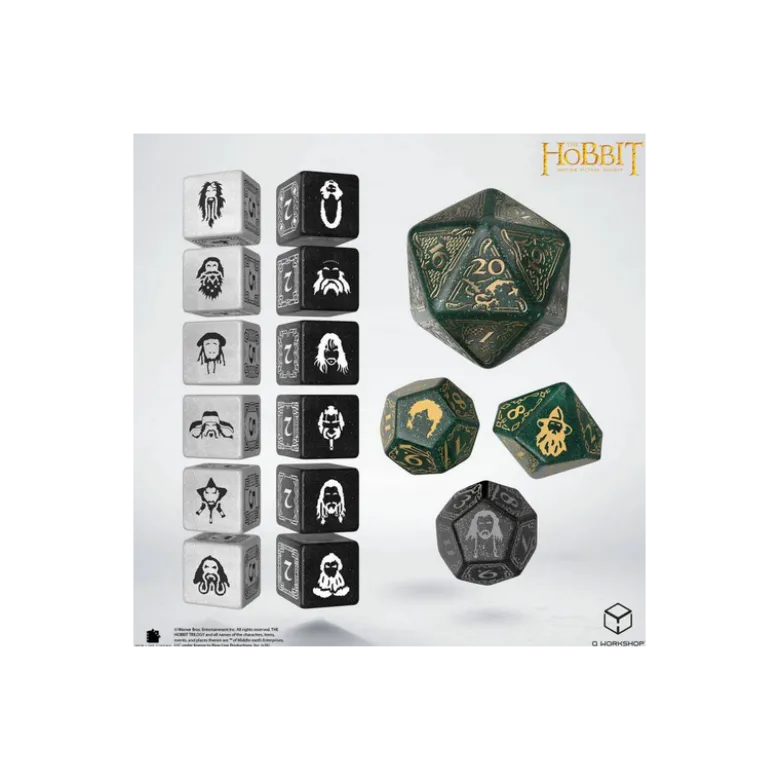 Q-Workshop: The Hobbit TCG Dice Set (Verdant Grove)