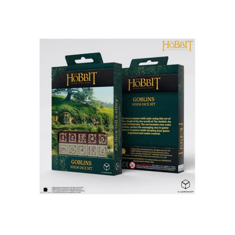 Q-Workshop: The Hobbit -10XD6 Dice Set (Goblins)