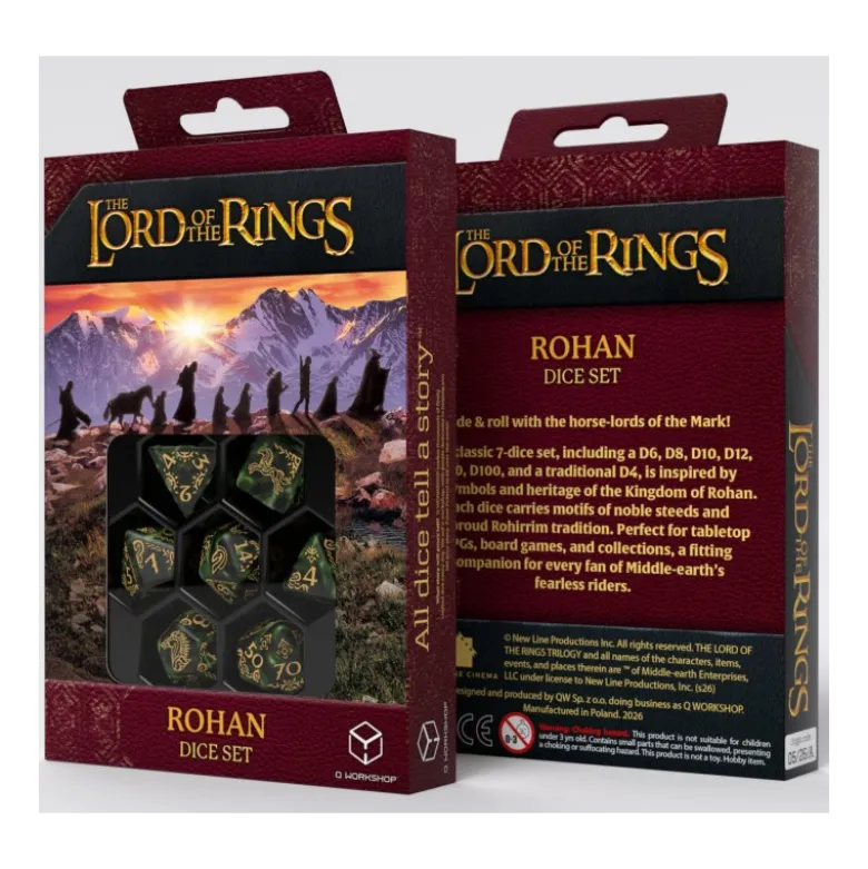 Q-Workshop: The Lord of the Rings Dice Set (Rohan)