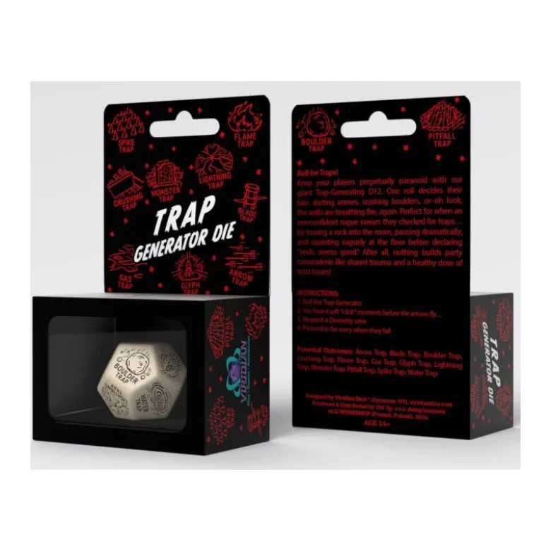Q-Workshop: Trap Generator Die (Beige & Black)