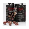 Q-Workshop: Tribal Dice Set (Red & Beige)