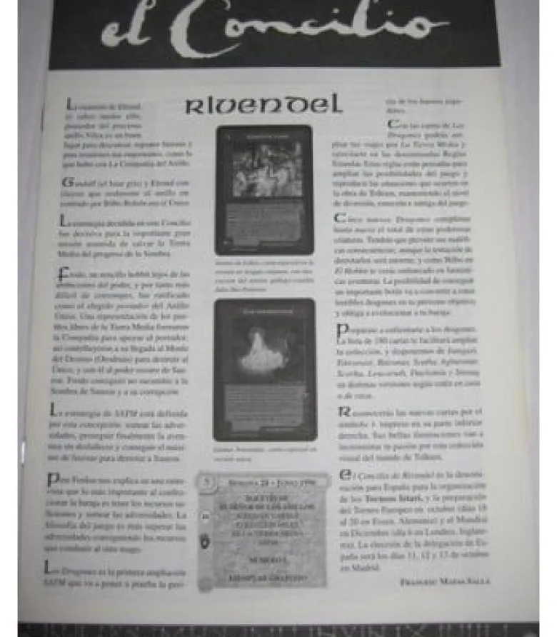 Revista El Concilio de Rivendel - nº 5