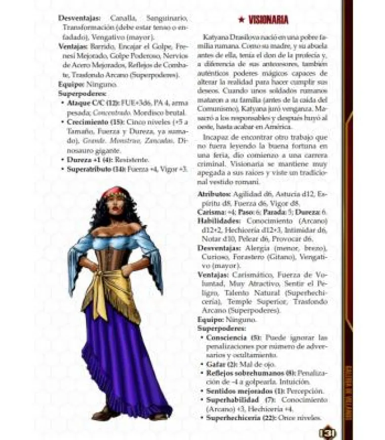 Savage Worlds: Guía de Género Superpoderes