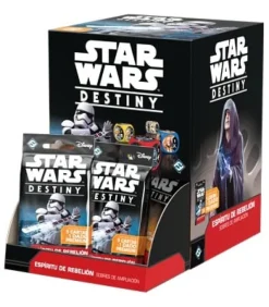 Star Wars Destiny: Espíritu de Rebelión (Expositor con 36 Sobres de Ampliación)