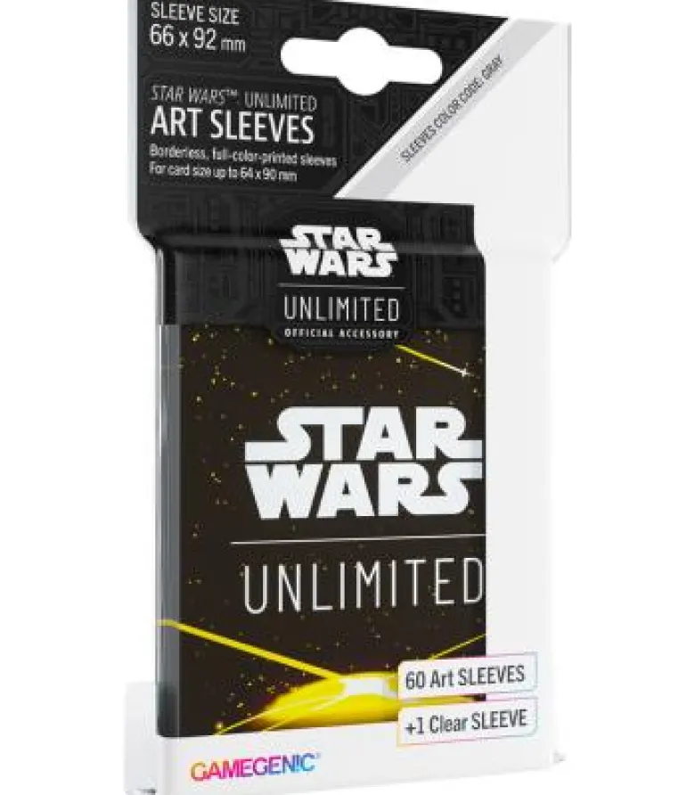 Star Wars Unlimited: Art Sleeves (Back Yellow)