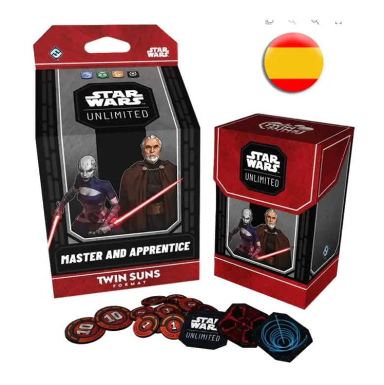 Star Wars Unlimited: Mazo de Twin Suns (Aprendiz y Maestro)