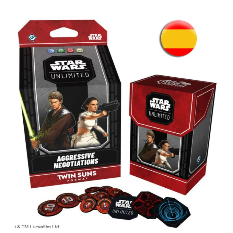 Star Wars Unlimited: Mazo de Twin Suns (Negociaciones Agresivas)