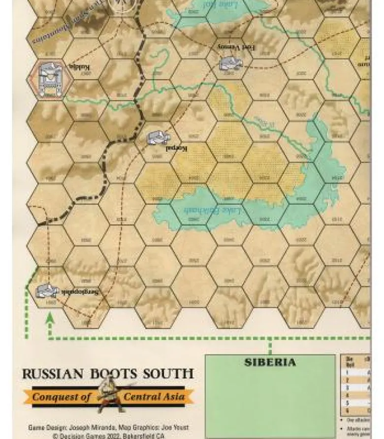 Strategy & Tactics 338: Russian Boots South - Conquest of Central Asia (Inglés)