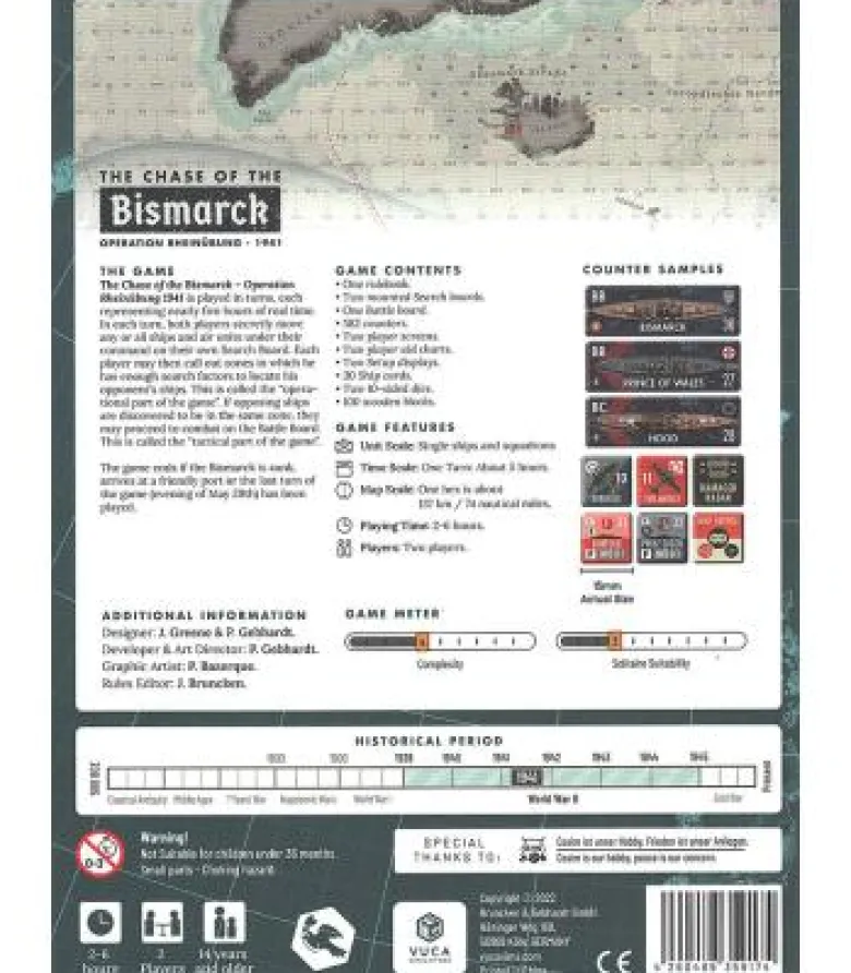 The Chase of the Bismarck: Operation Rheinbüng 1941 (Inglés)