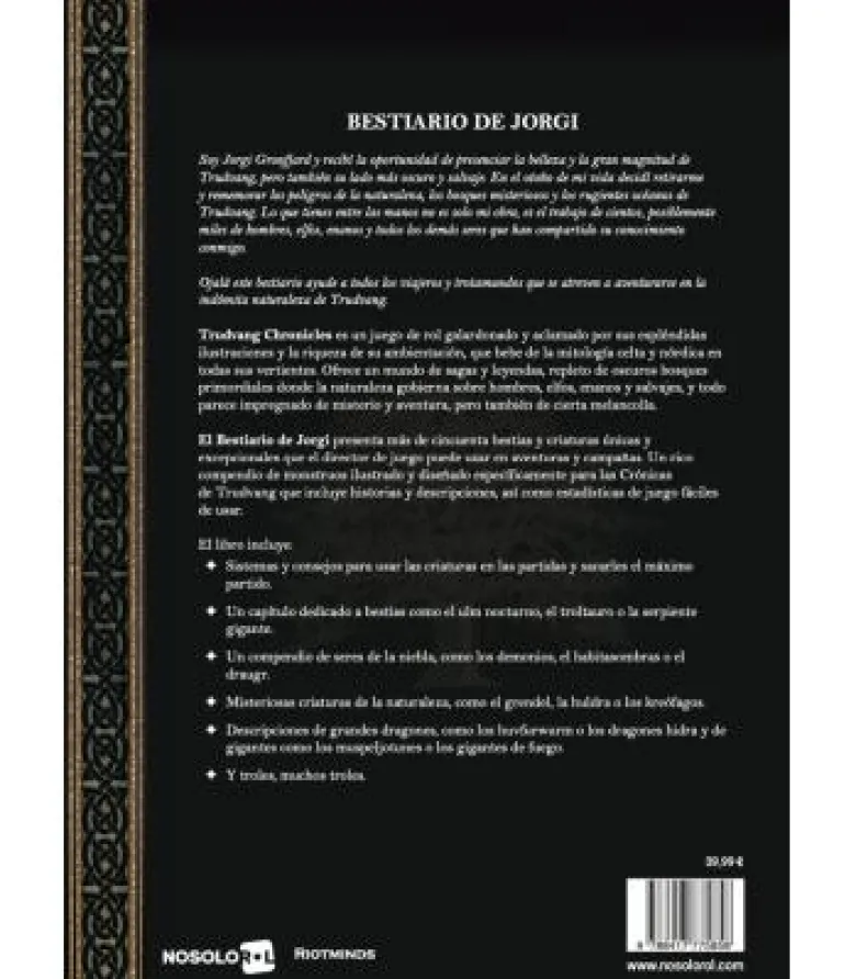 Trudvang Chronicles: Bestiario de Jorgi