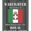 Warfighter: Mediterranean Royal Italian Army (Expansion 71)