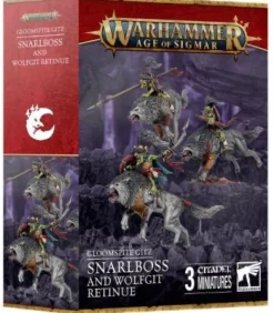Warhammer Age of Sigmar: Gloomspite Gitz (Snarlboss and Wolfgit Retinue)