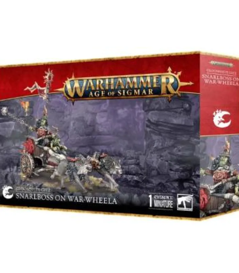 Warhammer Age of Sigmar: Gloomspite Gitz (Snarlboss on War-Wheela)