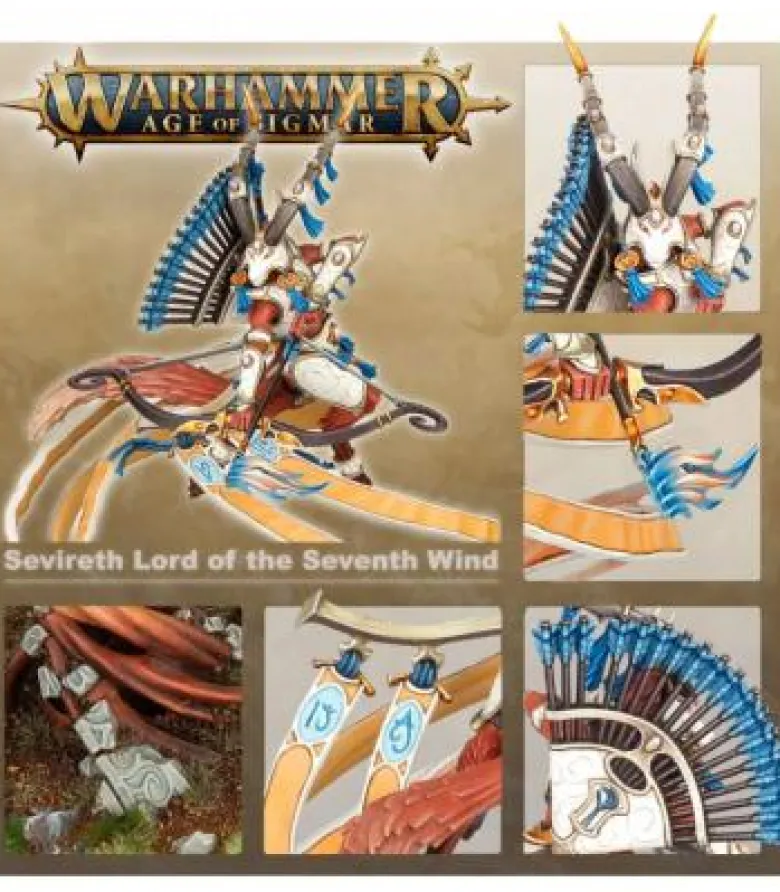 Warhammer Age of Sigmar: Lumineth Realm-Lords (Sevireth, Lord of the Seventh Wind)