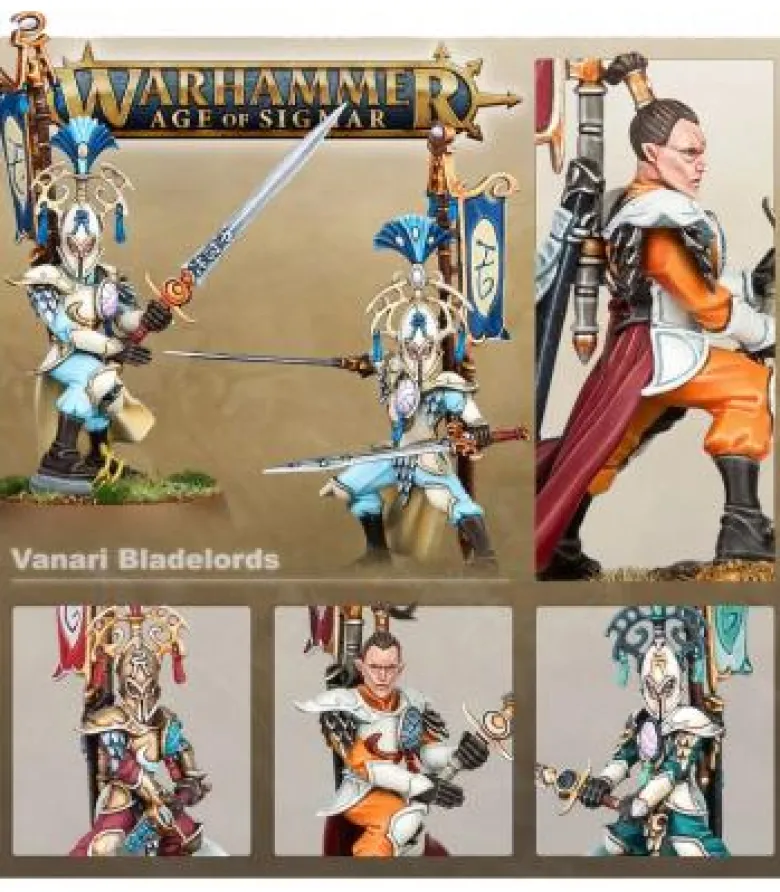 Warhammer Age of Sigmar: Lumineth Realm-Lords (Vanari Bladelords)
