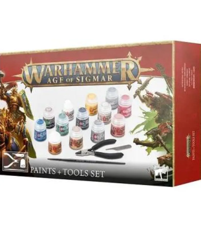 Warhammer Age of Sigmar: Paints + Tool Set