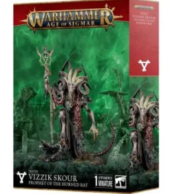 Warhammer Age of Sigmar: Skaven (Vizzik Skour Prophet of the Horned Rat)