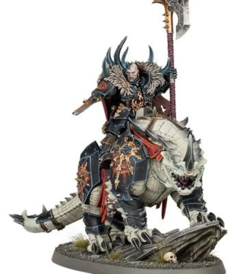 Warhammer Age of Sigmar: Slaves to Darkness (Chaos Lord on Karkadrak)