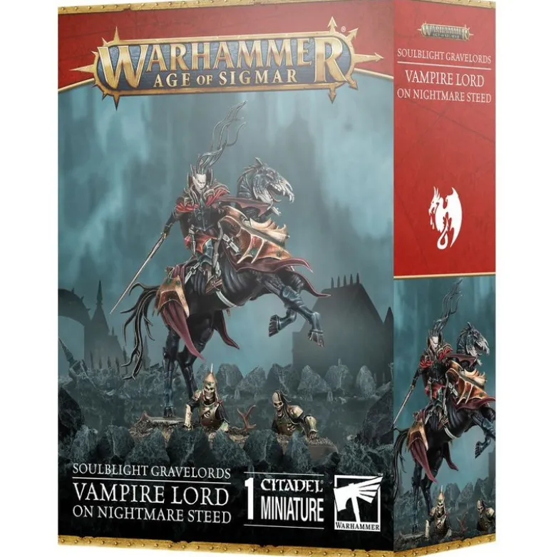 Warhammer Age of Sigmar: Soulblight Gravelords (Vampire Lord on Nightmare Steed)